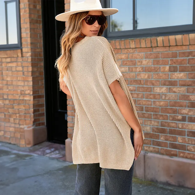 Back and side view showing relaxed hem
