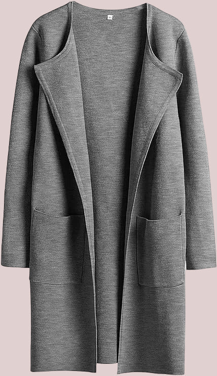 Women's Open Front Knit Cardigan