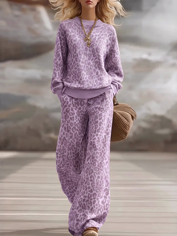 Purple Leopard Print
