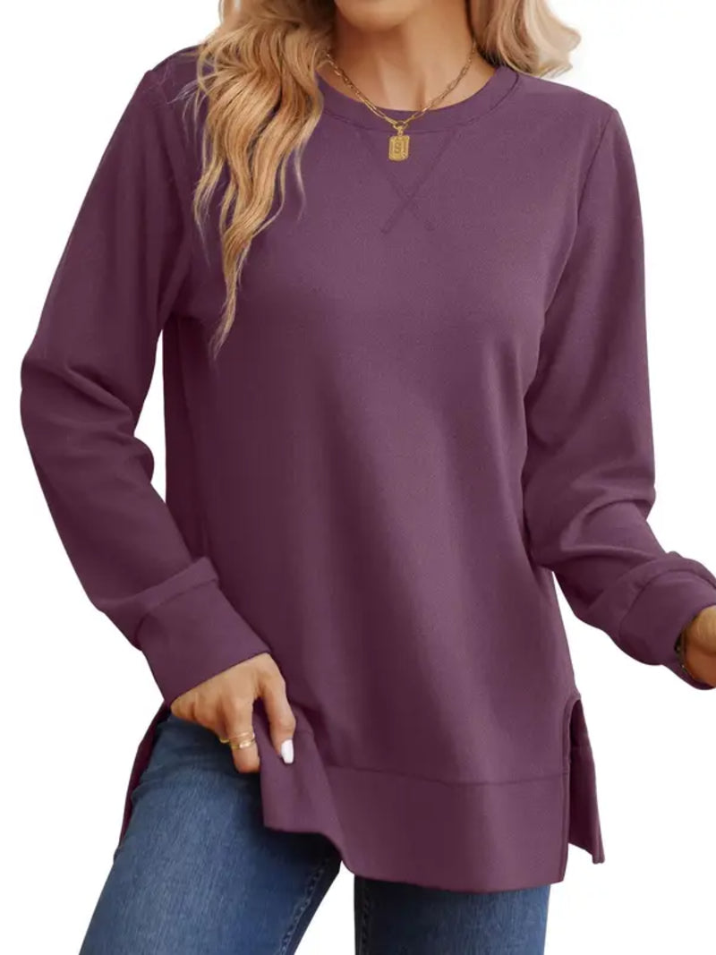 Purple tunic top
