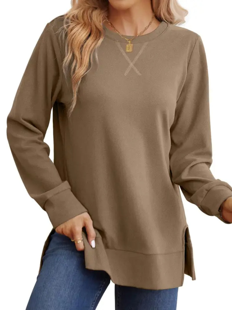 Caramel tunic top
