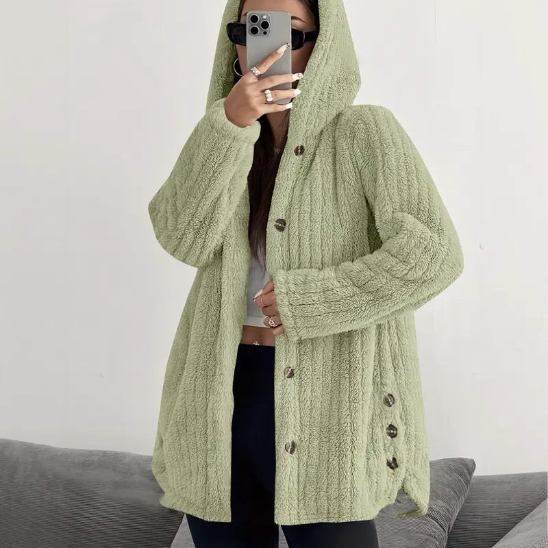 Women’s Lightweight Plush Hhooded Jacket