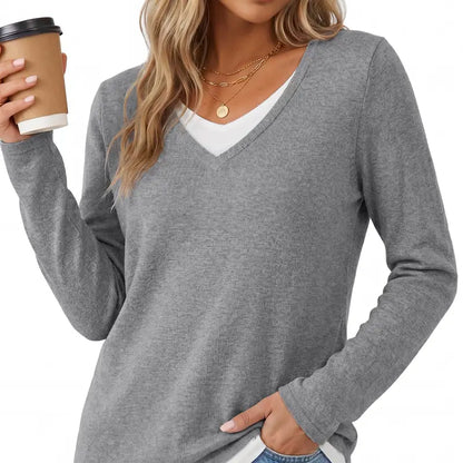 Women 2-in-1 Layered Knit Top