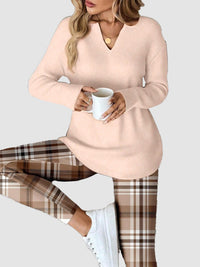 Apricot Plaid