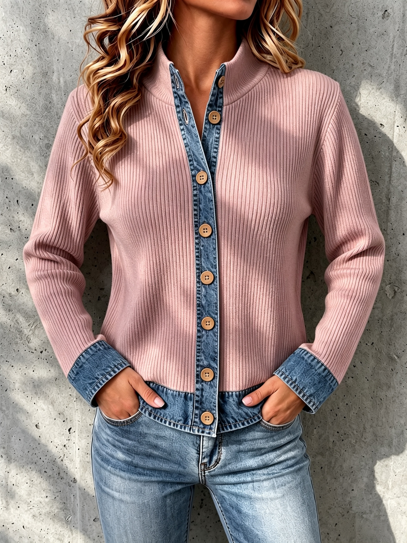 Pink cardigan