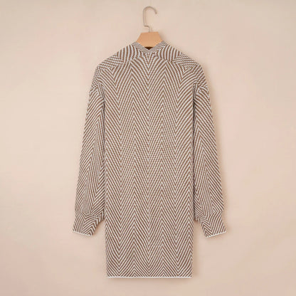 🧥Women's Open Front Herringbone Cardigan Sweaters