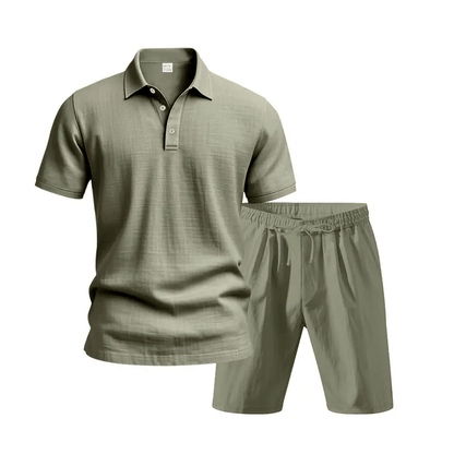 🌴Men's Linen Beach Two Piece Set