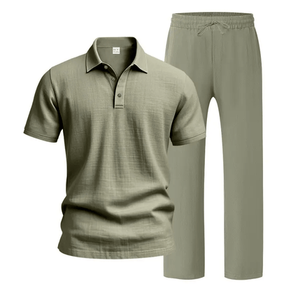 🌴Men's Linen Beach Two Piece Set