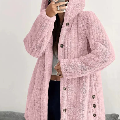 Women’s Lightweight Plush Hhooded Jacket