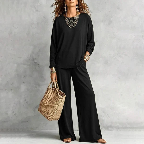Black two piece outfit