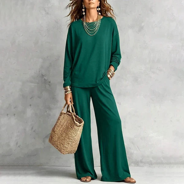 Dark Green two piece outfit