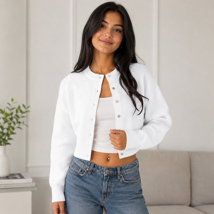 White Cardigan