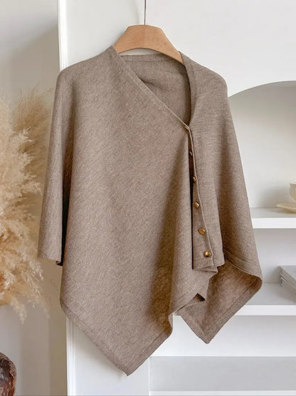 Women's Versatile Knitted Shawls Scarf Poncho Sweater-🍂 Cozy Autumn Cape
