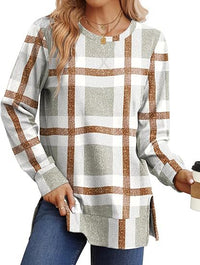 Plaid Grey