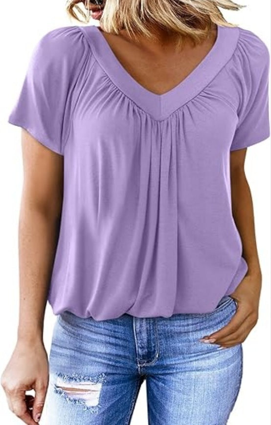 Summer Tops for Women: V-Neck, Short-Sleeve, Casual, Ruched Tops; Trendy Clothing 2026