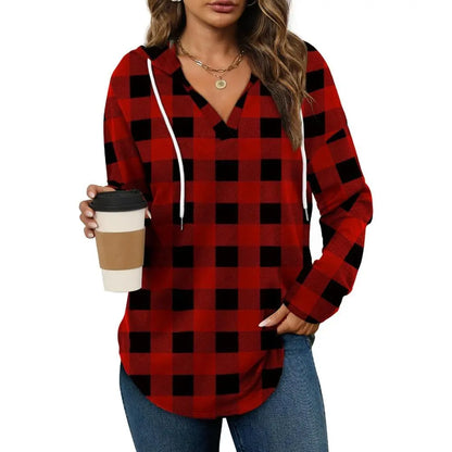 Women’s Oversized Hooded Long Sleeve Pullover