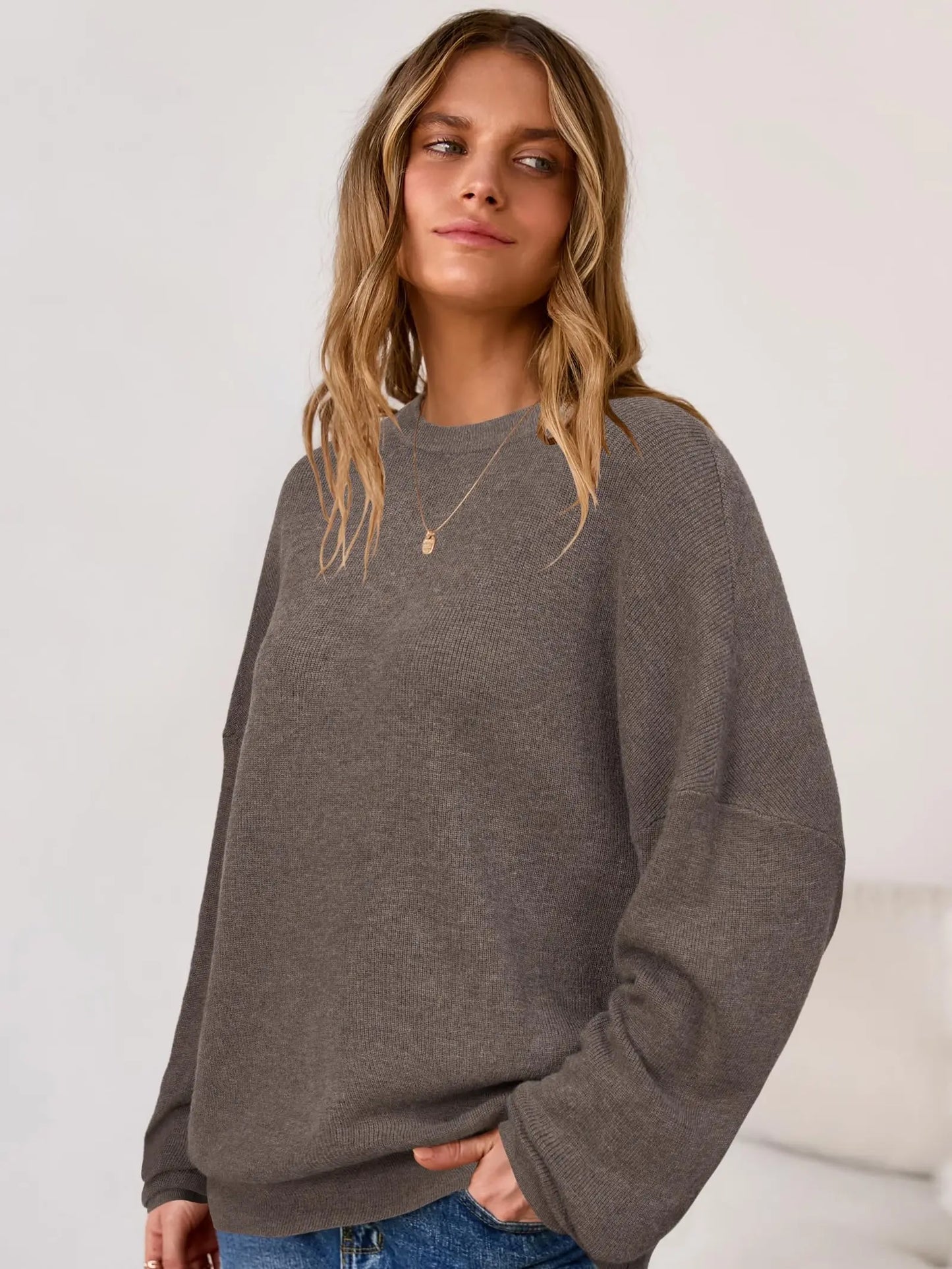 Women's Wool Blend Oversized Sweater