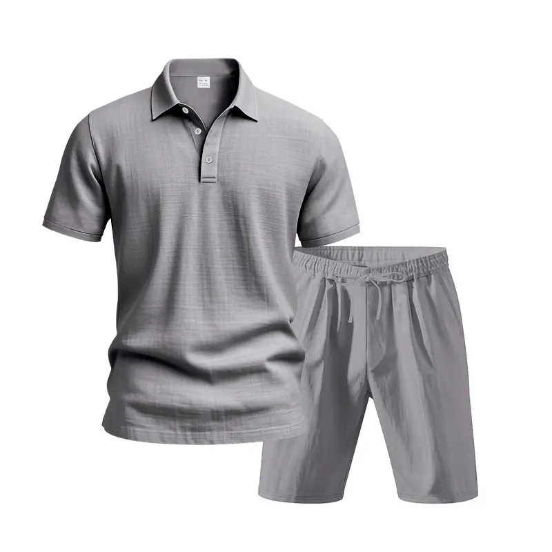 Charcoal shorts set