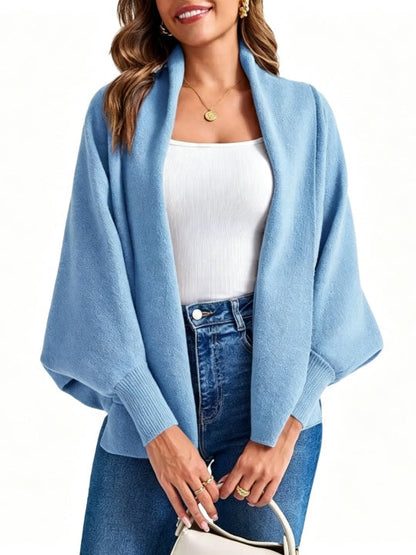 🥰Women's Open Front Batwing Sleeve Cardigan
