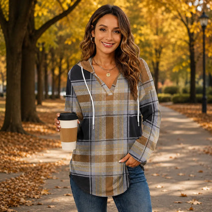 Women’s Oversized Hooded Long Sleeve Pullover