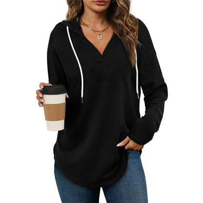 Women’s Oversized Hooded Long Sleeve Pullover