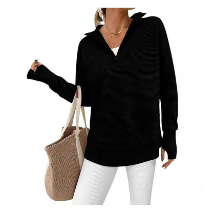 📢📢50% OFF !!⏰Women's Quarter Zip Pullover Sweater