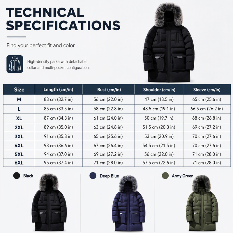 ❄️ Built for Serious Cold | Men's Warm Padded Winter Coat ⚡ Free Shipping